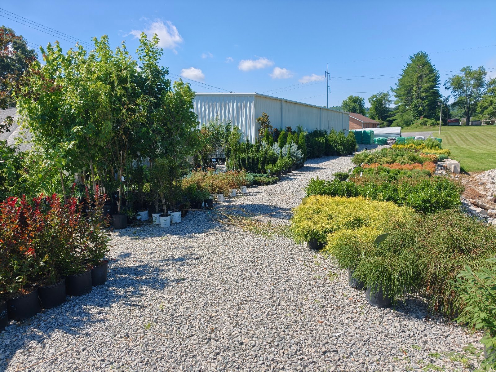 Exterior of Livingston Garden Center